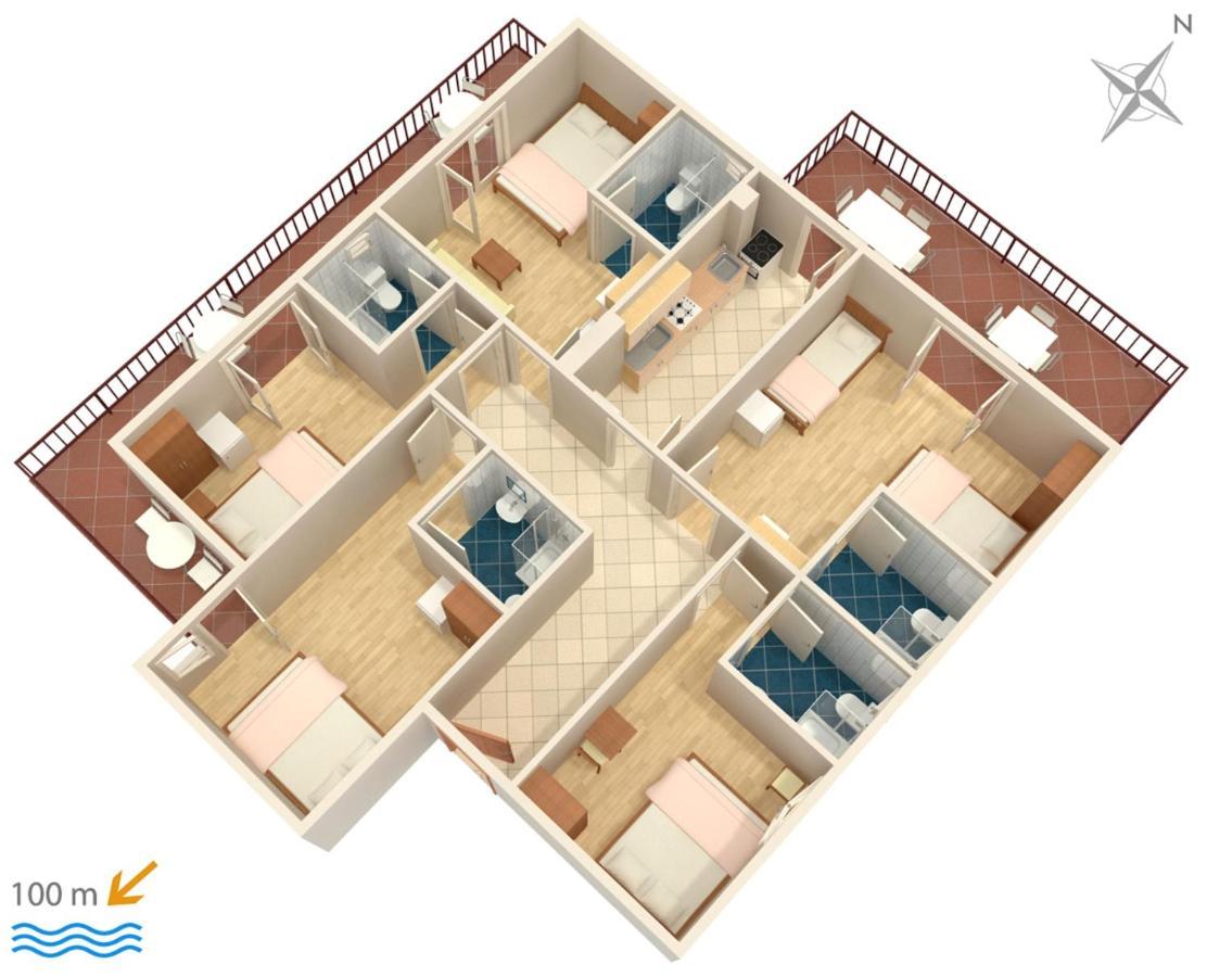Apartments By The Sea Podaca, Makarska - 516 エクステリア 写真